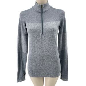 Nike Women's Dri-Fit Quarter Zip Pullover Blue‎ Running Top Size Medium
